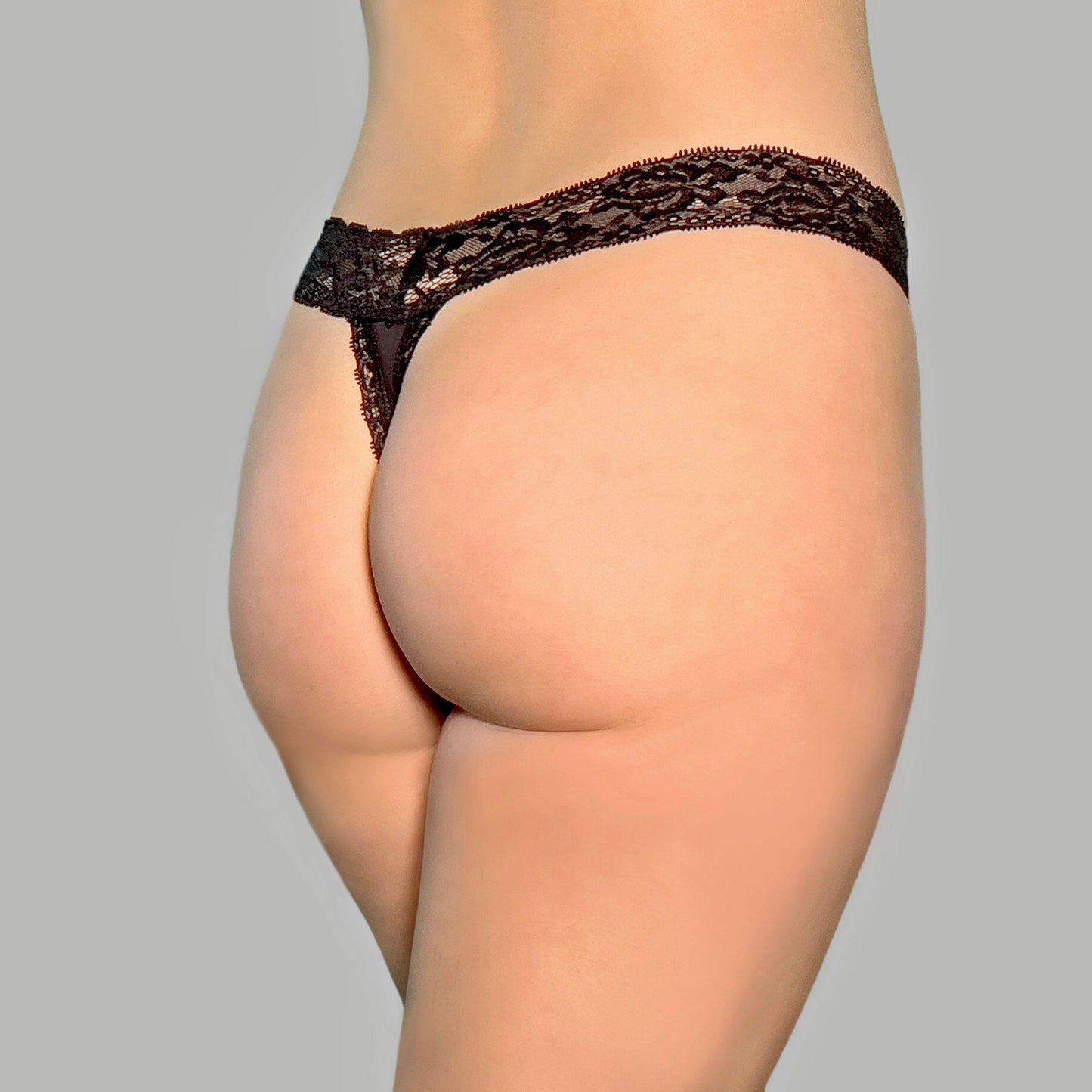 panther black thong