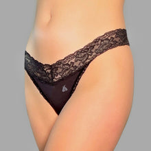 Load image into Gallery viewer, night black thong
