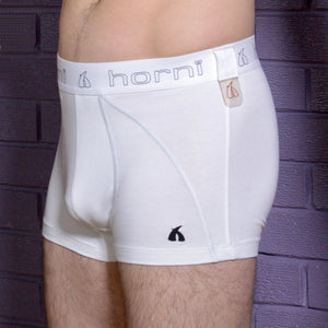 hipster trunks - polar bear white
