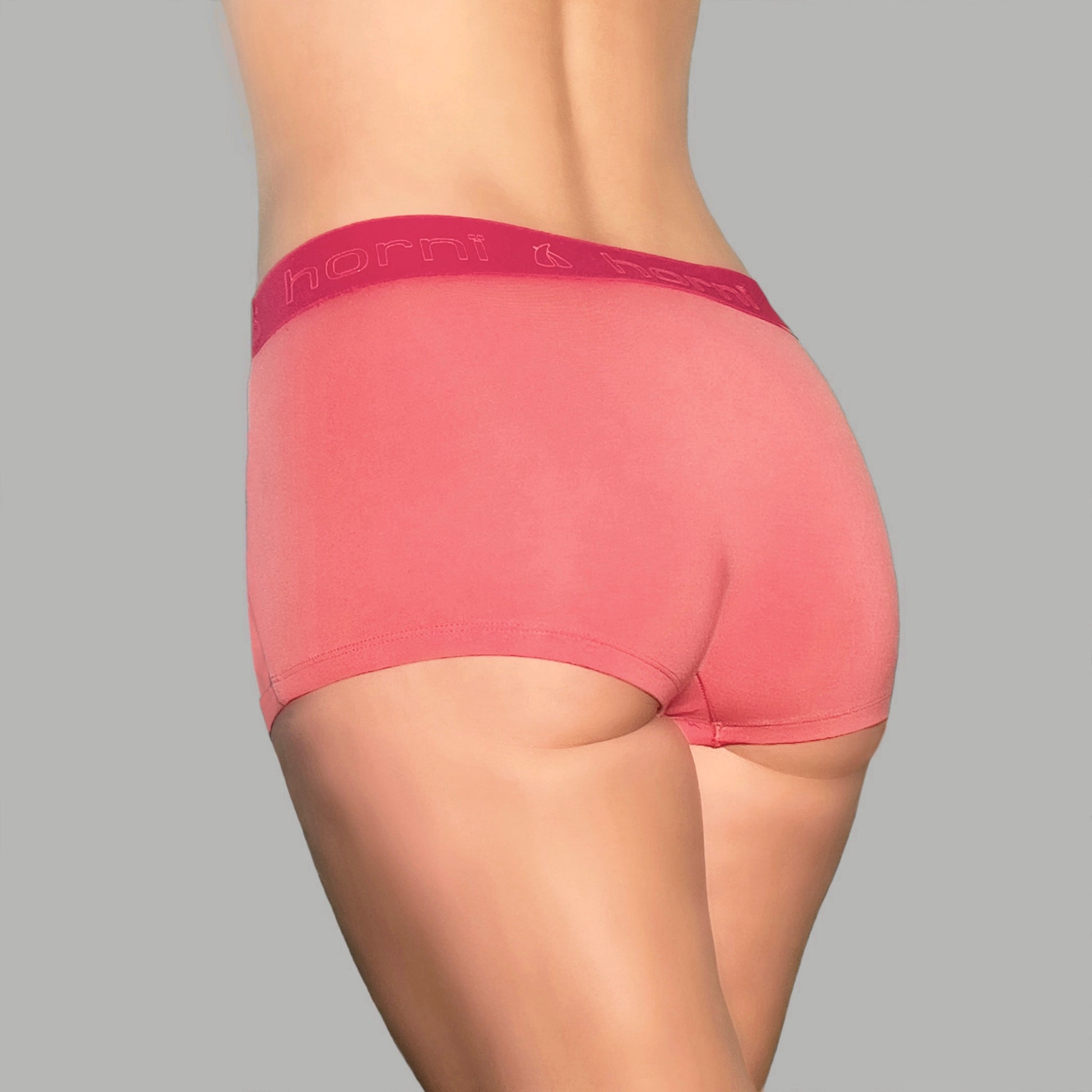 horni flamingo pink boxer shorts women's – hornï underwear