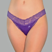Load image into Gallery viewer, deep purple thong