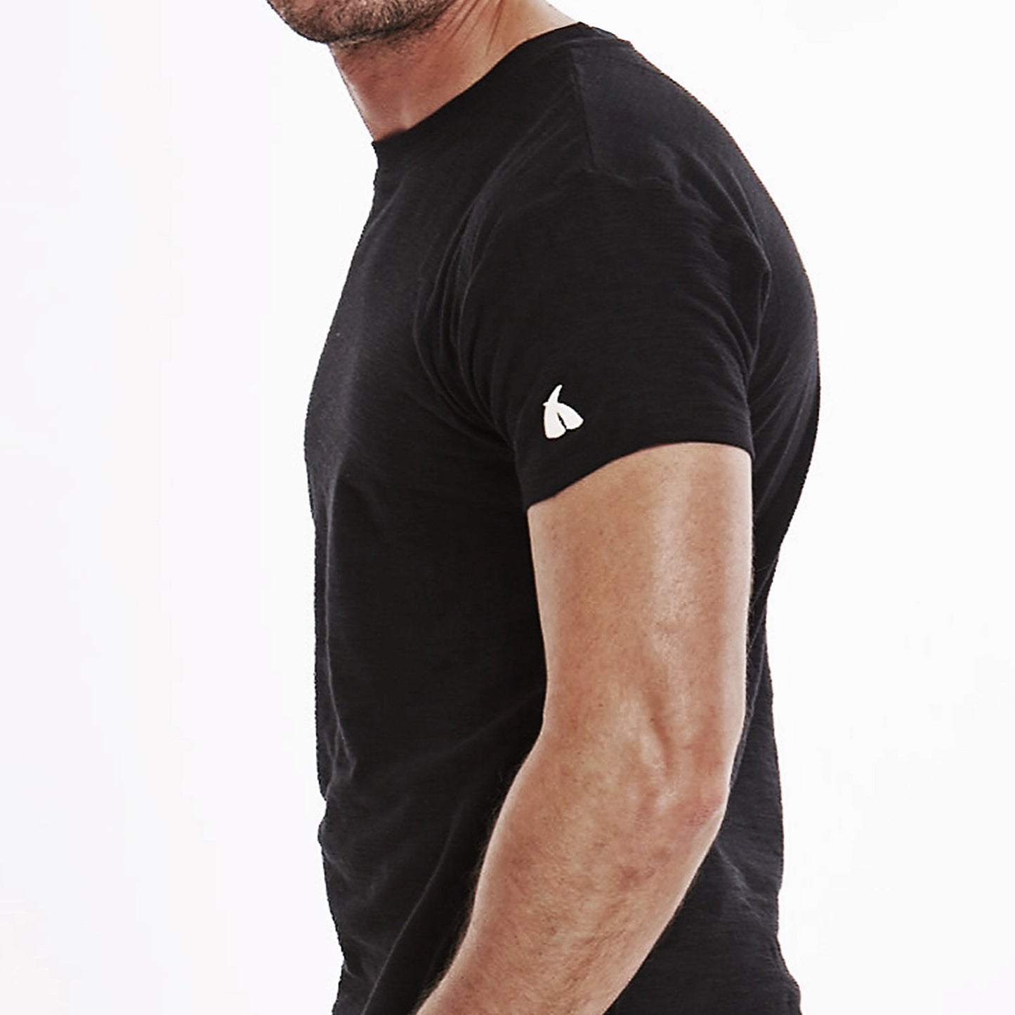 horni panther black slub cotton t-shirt 