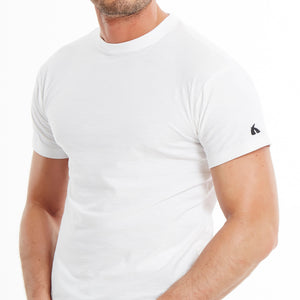 unisex polar bear white 100% cotton t-shirt